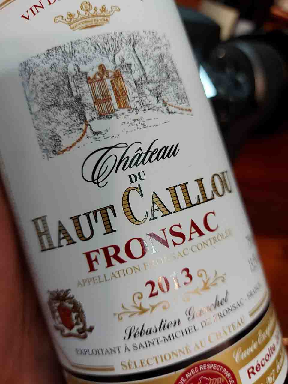 Chateau Du Haut Caillou 2013